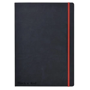 Oxford Black n' Red A4 Journal - Ruled with Numbered Pages, Black & Red Hard Cov - Picture 1 of 5