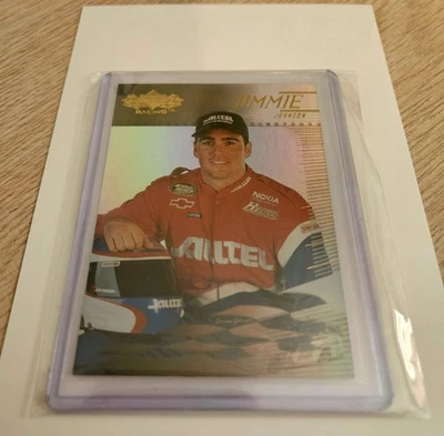 MINT JIMMIE JOHNSON 2000 Upper Deck Card #38 (RC) + Free Rookie Review Card - Image 1 of 4