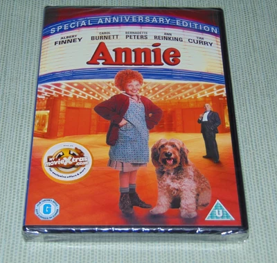 Annie DVD Special Anniversary Edition 1981 Albert Finney(UK Region 2) NEW SEALED - Image 1 of 2
