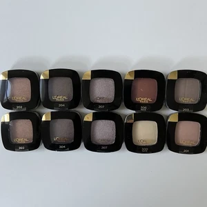 (10) L'Oréal Colour  Riche Monos Eyeshadow, 10 Colors (See Description)” SEALED” - Picture 1 of 4