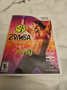 ZUMBA FITNESS on a NINTENDO Wii of the DANCE Music EXERCISE & Workout VIDEO GAME - Picture 1 of 8