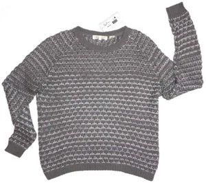 Nuevo con etiquetas JERSEY TEJIDO MIXTO INHABIT Mujer XS (P) Gris Algodón/Lino Precio de venta sugerido por el fabricante: $264 - Imagen 1 de 2