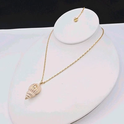 Брайтон рай бухта спираль оболочка ожерелье золотистый кристалл Swarovski 20–24» - Изображение 1 из 4