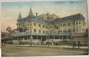 Old Cape May NJ, The Colonial, Jos. K. Hand, Hand-Colored, Beautiful Postcard - Picture 1 of 2