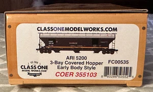 USED Class One Model Works HO ARI 5200 COER 355103 Covered Hopper - Picture 1 of 10
