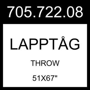 IKEA LAPPTAG LAPPTÅG Überwurf 51x67" 705.722.08 - Bild 1 von 1