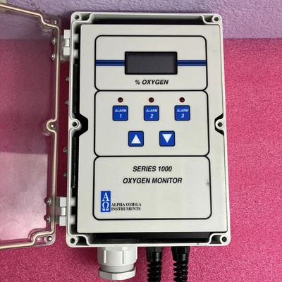 Alpha Omega Instruments Series 1000 Oxygen Monitor Analyzer Sensor - Image 1 of 4