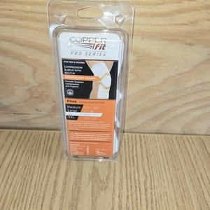 Copper Fit Pro Series Knee Sleeve XL White With The Original Box Nwot - Picture 1 of 3