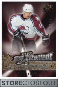 2005-06 Spx #XS-AT Alex Tanguay SPxcitement Superstars /499 Colorado Avalanche
