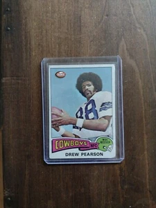 Topps Drew Pearson #65 1975 novato Dallas Cowboys Hof sin pliegues leer - Imagen 1 de 3