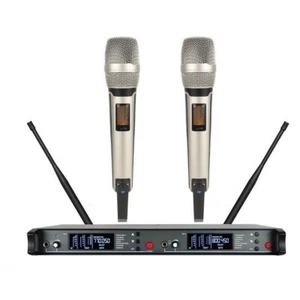 Drahtloses Mikrofonsystem UHF SKM9000 Dual Hand-Gesangsmikrofon für Bühne Kirche - Bild 1 von 3