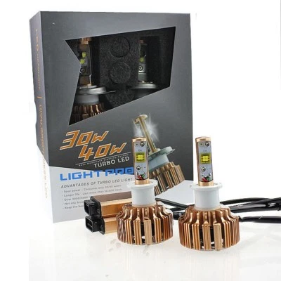 V16 Turbo Gold Edition Kit Faro LED/Foco Antiniebla 7200Lm y 60W/Juego,Bombilla H3-6000K Foto 1 de 4
