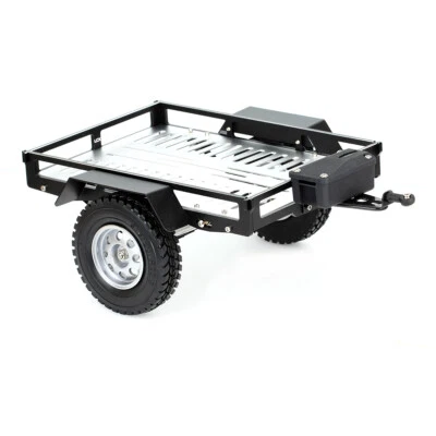 LCX 1/10 RC Crawler Heavy Duty CNC Aluminum Trailer for TRX4 SCX10 II III PRO - Image 1 of 4