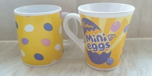 Cadbury Mini Eggs Easter Mugs Cups Ceramics Coffee Tea x2 - Picture 1 of 7