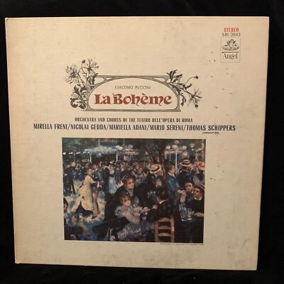 PUCCINI La Boheme - MIRELLA FRENI, Gedda - SCHIPPERS - ANGEL ST 2LP - Image 1 of 4