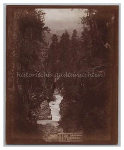 Pontresina / Schweiz - Klamm - altes Foto 1900er - Picture 1 of 2