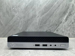 HP ProDesk 400 G5 USFF Intel i5-9500T 9th Gen 256GB NVMe 16GB WIFI Win11 - Afbeelding 1 van 3