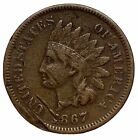 1 Cent 1867 USA Indianerkopf . Bronze