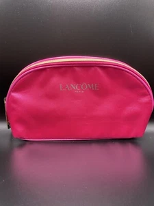 LANCOME Travel Cosmetic, Makeup Bag, zip closure. Pink with Gold - Picture 1 of 2