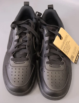 Nike Big Kids Court Borough Low Recraft Casual Sneakers Size 6Y University Black - Image 1 of 4