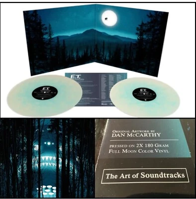 E.T. The Extra Terrestrial 40th Anniversary 2 LP  Full Moon Color Vinyl MONDO - Image 1 of 3