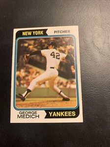 #445 George doc Medich New York Yankees￼   1974 Topps Cb26