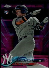 2018 Topps Chrome Baseball Pink Refractors - Pick A Card