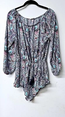 VICTORIA'S SECRET Salón Sexy Manga Larga Una Pieza Mameluco Corto (S) Foto 1 de 4