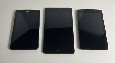Lote De 3 Tabletas LG 2-Lg V410, 1- LG LK460 Activación Bloqueada Foto 1 de 4