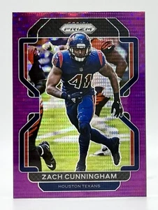 2021 Panini Prizm Purple Pulsar #38 Zach Cunningham Houston Texans - Picture 1 of 2