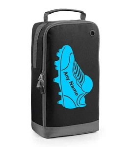 Football Boot Print Personalised Sports Shoe Football Rugby Boot Bag School - Picture 1 of 14