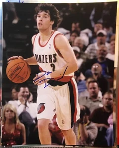 (Portland Trail Blazers) #2 Dan Dickau (Autographed 8x10 Color Action Photo) - Picture 1 of 1