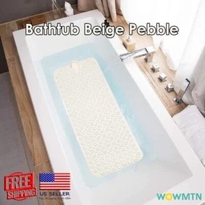 Bathtub Pebble Beige, 35x16, Machine Washable, Soft Feet, Bathroom Accessories - Picture 1 of 5