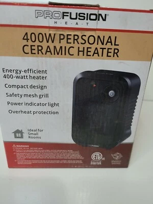PROFUSION HEAT CERAMIC ENERGY EFFICIENT 400WATT HEATER OVERHEAT  NEW - Image 1 of 4
