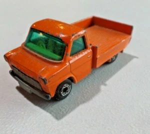 Vintage Matchbox Superfast Ford Transit 1977 No.66 Orange No Cargo Diecast A176 - Picture 1 of 10