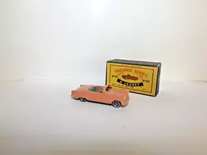 MATCHBOX REG. RUEDA Nº. 39-A FORD ZODIAC CONVERTIBLE RARO SPW STOCK ANTIGUO - Imagen 1 de 6