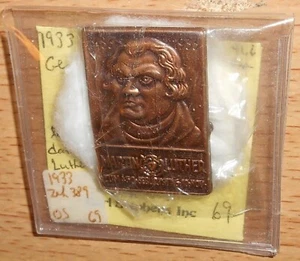 Germany 1933 AE 27.5mm x 41.6mm Reformation pin - Picture 1 of 3