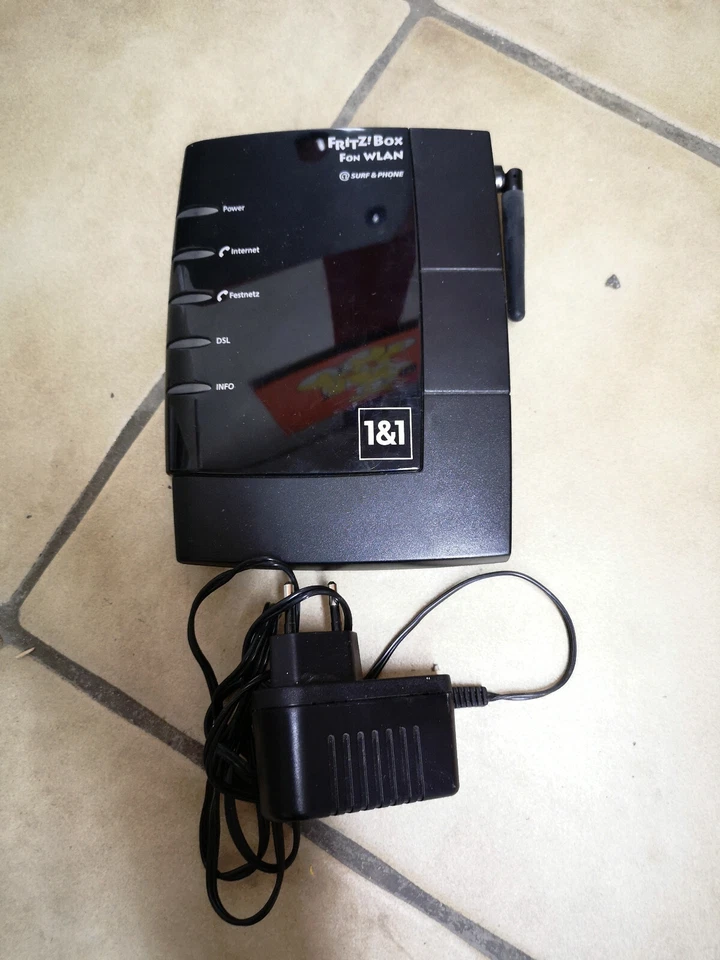 AVM FRITZBox Fon WLAN 7050 125 Mbps 2-Port 100 Mbps Verkabelt Router (20002306) - Bild 1 von 2