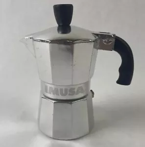 IMUSA Coffee Maker Moka Pot Espresso 1 Cup Aluminum Travel Camping Outside Joe - Picture 1 of 13