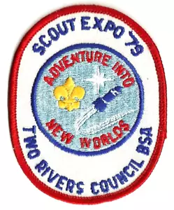 04 BSA TWO RIVERS Council 1979 Scout Expo Patch - Bild 1 von 1
