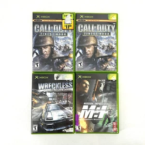 XBOX Spielepaket Call of Duty Finest Hour, Mission Impossible, Wreckless Yakuza - Bild 1 von 6