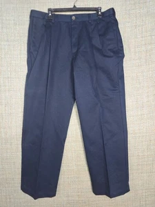 Haggar Herren Hose Classic Fit 38x29 dunkelblau gerades Bein - Bild 1 von 12