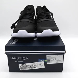 Nautica Athletic Herren Sneaker Schwarz Farbe US 10 Schnürschuh Mode-Wanderschuh - Bild 1 von 9
