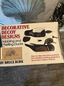 1986 Decorative Decoy Designs Dabbling & Whistling Ducks Vol 1 by Bruce Burk A6 - Picture 1 of 12