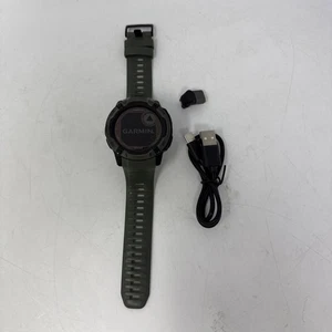 Garmin Instinct 2X Solar Moss Green with Extras Good Condition - Picture 1 of 7