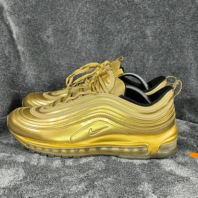 Nike Air Max 97 QS Olympic Triple Gold Shoes Men’s Size 10.5 - Image 1 of 4
