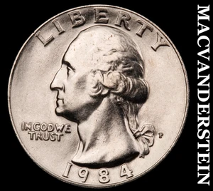 1984-P Washington Quarter - Choice Gem Brilliant Uncirculated No Reserve #F677 - Bild 1 von 2
