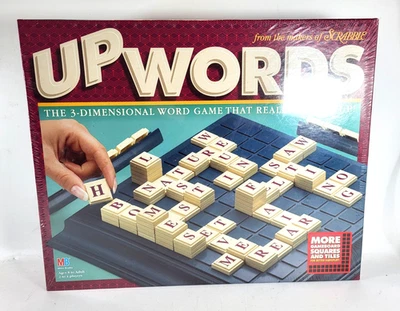 Retro Upwords 3-Dimensional Word Game (Milton Bradley 1997) Factory Sealed / NOS - Image 1 of 4