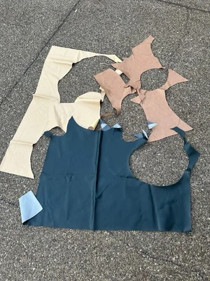 废布乙烯基织物 Reminats 批量 3 件 森林 绿色 纹理 米色 大理石 棕色 — 第 1/4 张图片