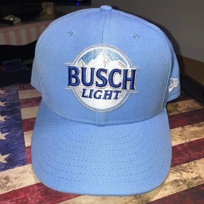 Gorra ajustada Busch Light New Era 59fifty talla 7 5/8 Kevin Harvick azul Foto 1 de 4